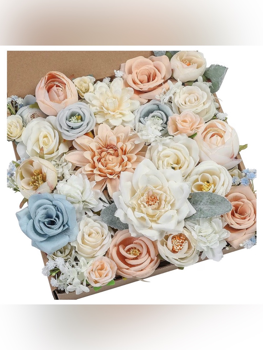 Artificial Flowers Box Set DIY Bouquets Centerpieces Faux Flowers (084)